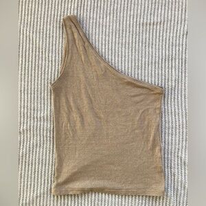 Ozma Zora Tank, Silk Noil Jersey, Tea